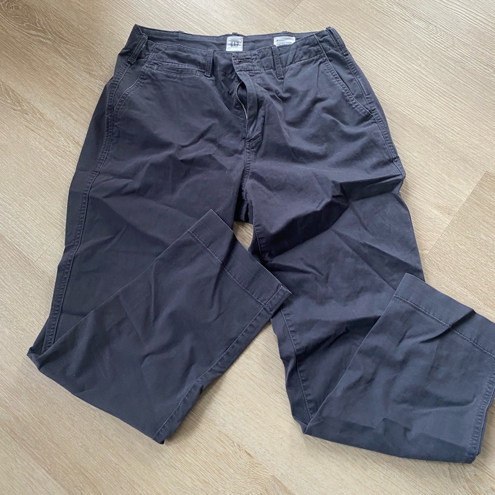 Gap straight khaki pants